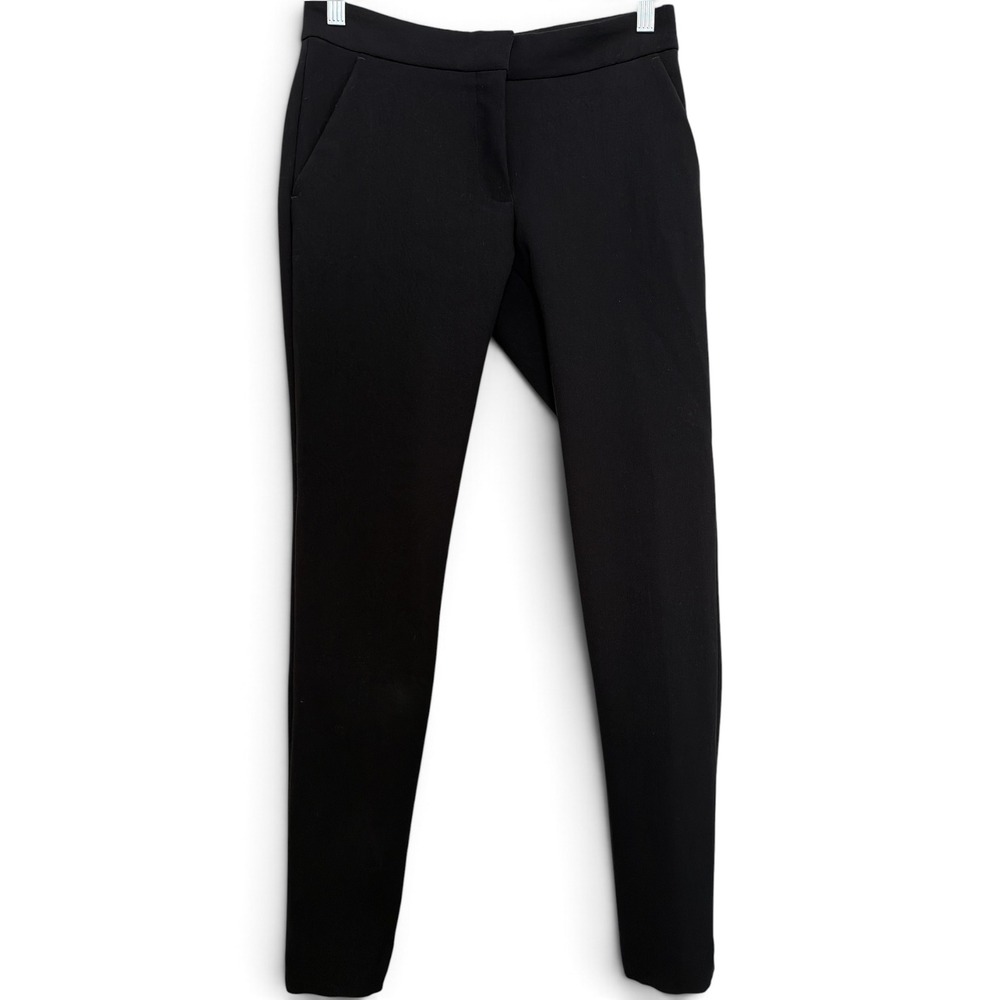 Stella McCartney Black Wool Blend Tapered Trousers Pants IT 38 Made in Hungary